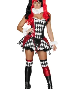 Roma Costume Court Jester Cutie Costume Sexy Halloween Costumes 7 Roma Costume Court Jester Cutie Costume Sexy Halloween Costumes