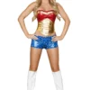 Roma Costume Wonder Heroine Costume Sexy Halloween Costumes