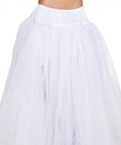 Roma Costume Petticoats Full Length White Petticoat