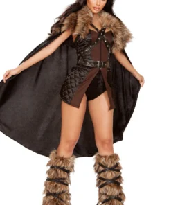 Roma Costume Northern Warrior Costume Sexy Halloween Costumes