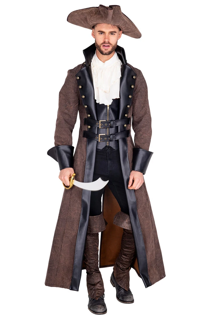 Roma Costume Men's Caribbean Pirate Costume 3 Roma Costume Men's Caribbean Pirate Costume