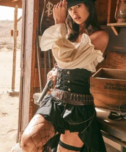 Roma Costume Steampunk Seductress Costume Sexy Halloween Costumes