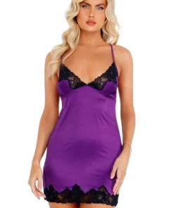 Roma Costume Satin Chemise With Lace 10 Roma Costume Satin Chemise With Lace