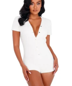 Roma Costume Lingerie Cozy Fuzzy Romper