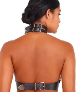 Roma Costume Leatherette And Chain Holster