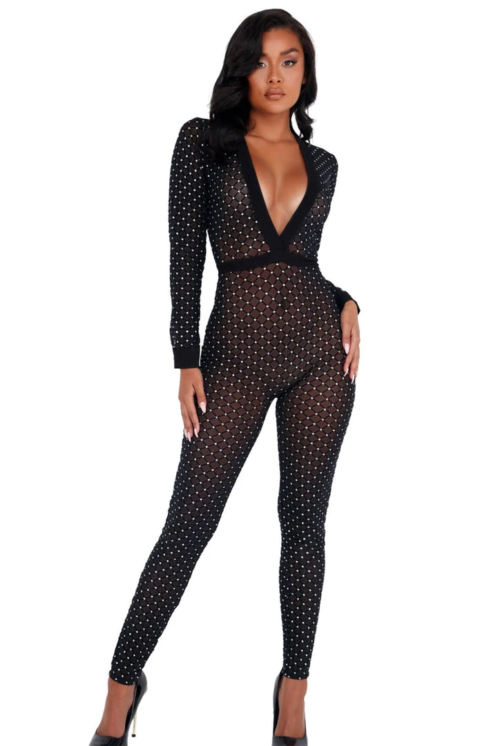 Roma Costume Bodystockings Sheer Glitter Bodysuit 1 Roma Costume Bodystockings Sheer Glitter Bodysuit