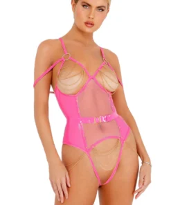 Roma Costume Vinyl Teddy With Chain Detail Teddy Lingerie 7 Roma Costume Vinyl Teddy With Chain Detail Teddy Lingerie