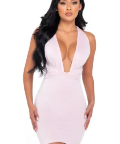 Roma Baby Pink Glitter Cocktail Dress Dresses