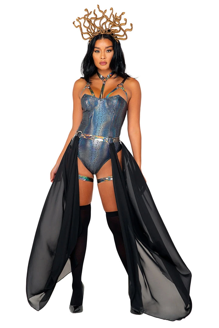Roma Sexy Halloween Costumes Sensual Serpent Medusa Queen Costume 1 Roma Sexy Halloween Costumes Sensual Serpent Medusa Queen Costume