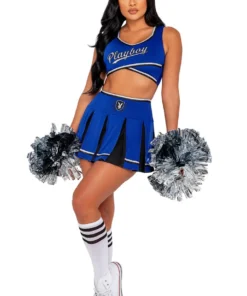 Roma Sexy Halloween Costumes Playboy Cheer Squad Costume