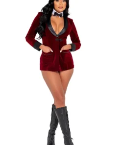 Roma Sexy Halloween Costumes Playboy Smoke Lounge Madam Costume