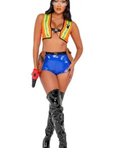 Roma Sexy Halloween Costumes Playboy Construction Cutie Costume