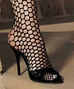 H.O.T By Shirley Of Hollywood Honeycomb Pattern Pantyhose