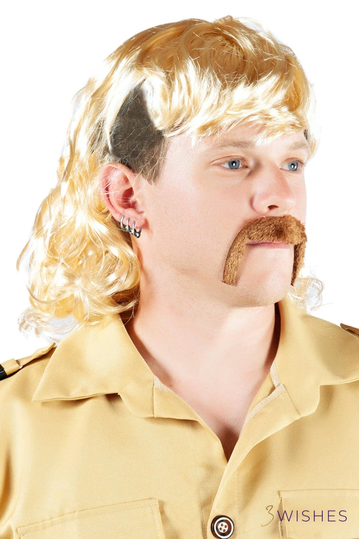 Starline Costume Joe Exotic Mullet Wig Tiger King Costumes 1 Starline Costume Joe Exotic Mullet Wig Tiger King Costumes