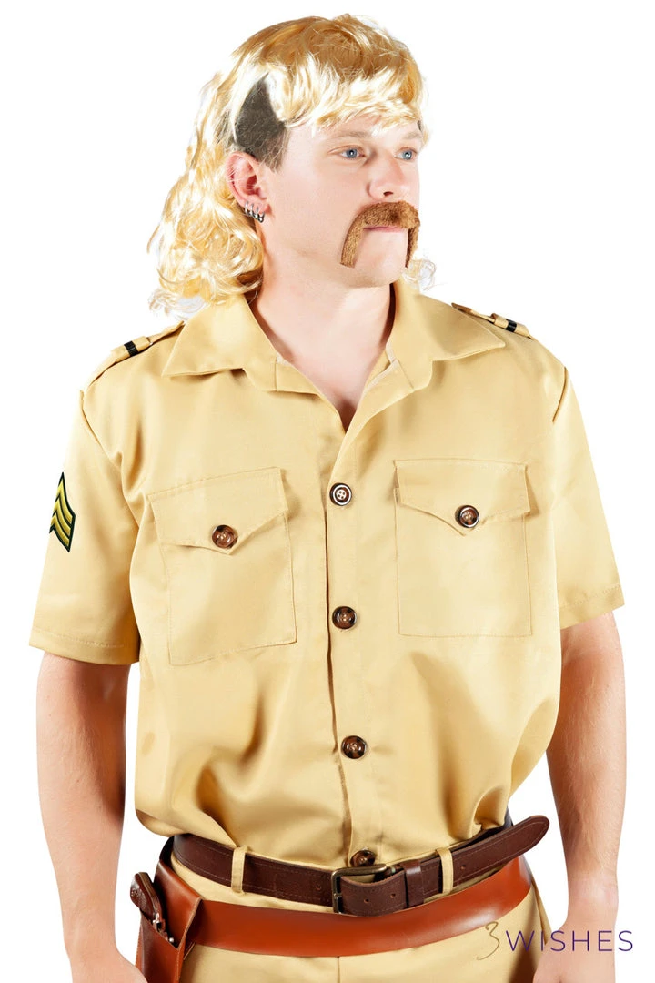 Starline Costume Joe Exotic Mullet Wig Tiger King Costumes 2 Starline Costume Joe Exotic Mullet Wig Tiger King Costumes