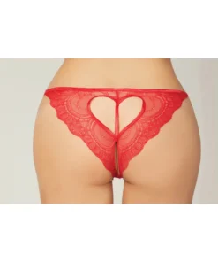 Seven Till Midnight Open Crotch Heart Back Panty
