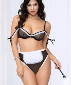 Seven Till Midnight Adult French Maid Lingerie Set