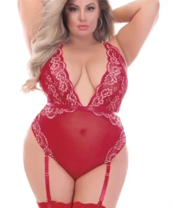 Seven Till Midnight Plus Size Passion Teddy