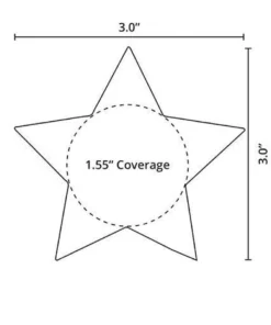 GE Apparel Aqua Star Nipple Pasties