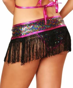 3WISHES Fringe Reflections Multi Colored Club Wear Outfit 19 3WISHES Fringe Reflections Multi Colored Club Wear Outfit