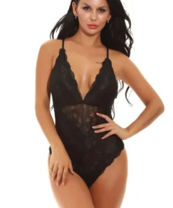 3WISHES Lingerie Lacy V-Cut Teddy 39 3WISHES Lingerie Lacy V-Cut Teddy