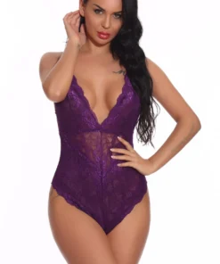 3WISHES Lingerie Lacy V-Cut Teddy 30 3WISHES Lingerie Lacy V-Cut Teddy