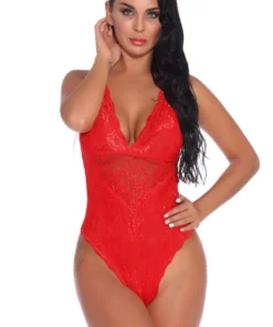 3WISHES Lingerie Lacy V-Cut Teddy 25 3WISHES Lingerie Lacy V-Cut Teddy