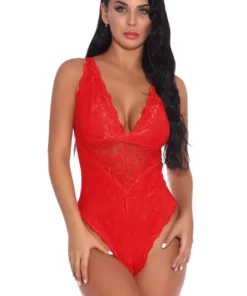 3WISHES Lingerie Lacy V-Cut Teddy 26 3WISHES Lingerie Lacy V-Cut Teddy