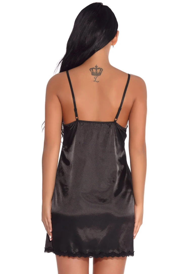 3WISHES Lovely Lace And Satin Chemise 2 3WISHES Lovely Lace And Satin Chemise