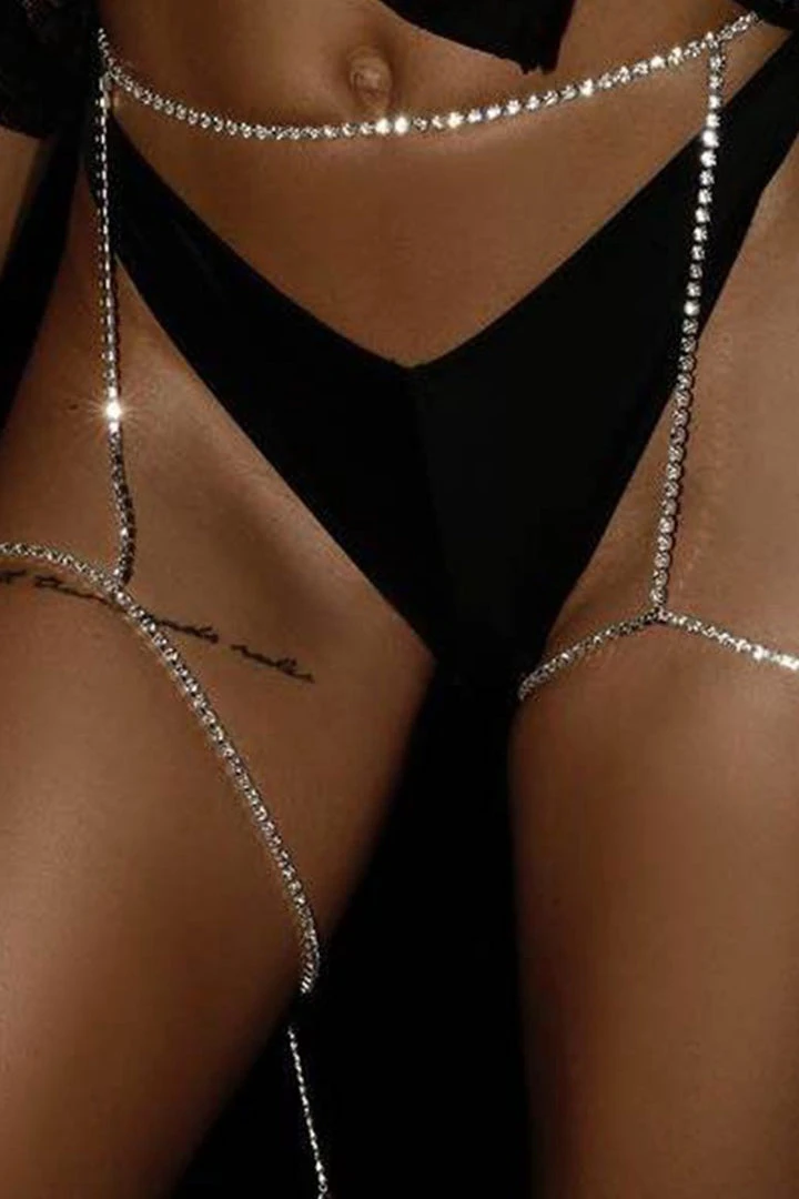 3WISHES Rhinestone Garterbelt 2 3WISHES Rhinestone Garterbelt