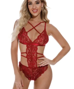 3WISHES Multi Strap Lace Lingerie Teddy 8 3WISHES Multi Strap Lace Lingerie Teddy