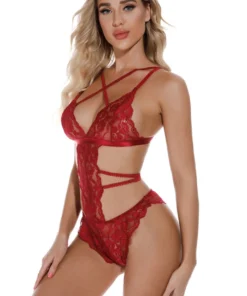 3WISHES Multi Strap Lace Lingerie Teddy 11 3WISHES Multi Strap Lace Lingerie Teddy