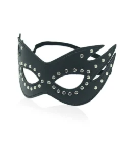 3WISHES Faux Leather Cat Eye Mask Accessories