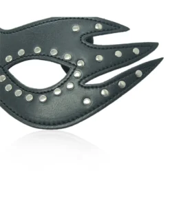 3WISHES Faux Leather Cat Eye Mask Accessories