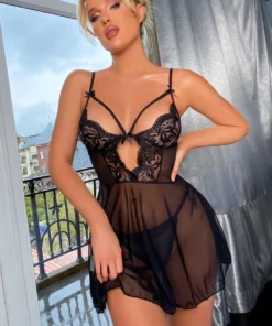 3WISHES Lingerie Moody Nights Babydoll