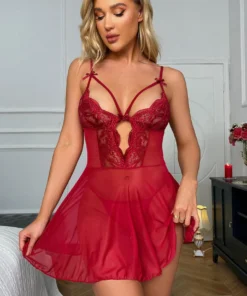 3WISHES Lingerie Moody Nights Babydoll