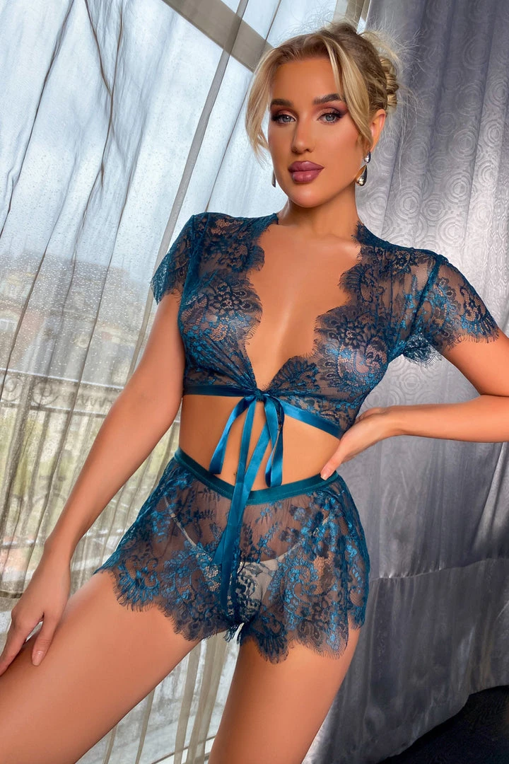 3WISHES Lingerie In The Green Bra Set 5 3WISHES Lingerie In The Green Bra Set