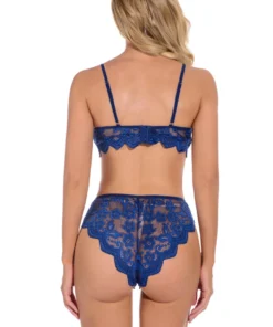 3WISHES Lingerie Lucky Lace Demi Bra And Panty