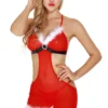 3WISHES Surprise Me Santa Chemise Lingerie