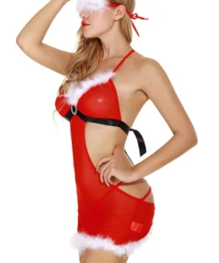 3WISHES Surprise Me Santa Chemise Lingerie 6 3WISHES Surprise Me Santa Chemise Lingerie