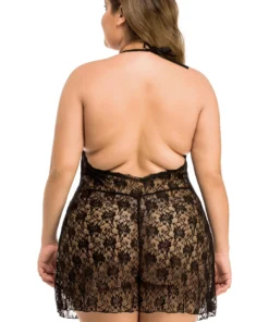 3Wishes Plus Size Daisy Lace Chemise 14 3Wishes Plus Size Daisy Lace Chemise