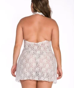 3Wishes Plus Size Daisy Lace Chemise 15 3Wishes Plus Size Daisy Lace Chemise