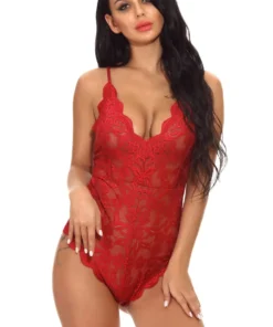 3WISHES Floral Scalloped Teddy