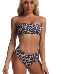3WISHES Fierce Leopard Bikini Sexy Swimwear