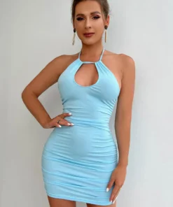 3Wishes Keyhole Mini Dress 11 3Wishes Keyhole Mini Dress