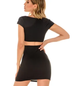 3Wishes Cap Sleeve Mini Dress