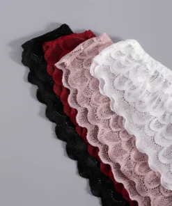 3WISHES Plus Size Lace Thong Pack 5 3WISHES Plus Size Lace Thong Pack