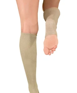 LO Brands Tan Dance Style Textured Leg Warmers Hosiery