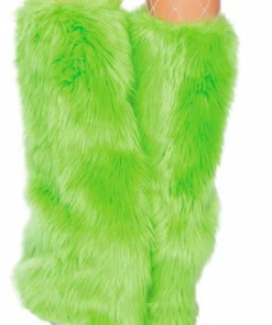 Roma Costume Sexy Fur Boot Covers Music Festival Wear