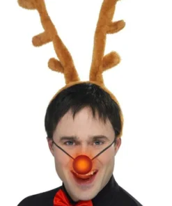 Smiffy's Accessory Fun Stuff Holiday Reindeer Costume Accessory Kit